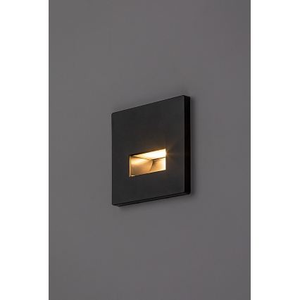 Rabalux - LED-trapparmatur LED/1W/230V 3000/4500/6500K svart