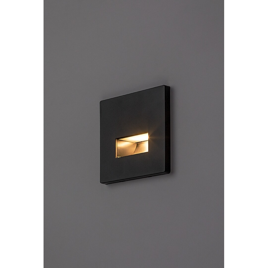 Rabalux - LED-trapparmatur LED/1W/230V 3000/4500/6500K svart