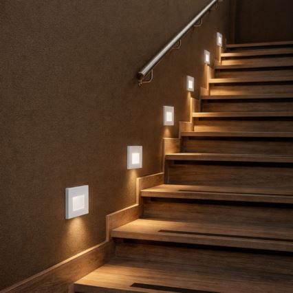 Rabalux - LED trapparmatur LED/1W/230V 3000/4500/6500K vit