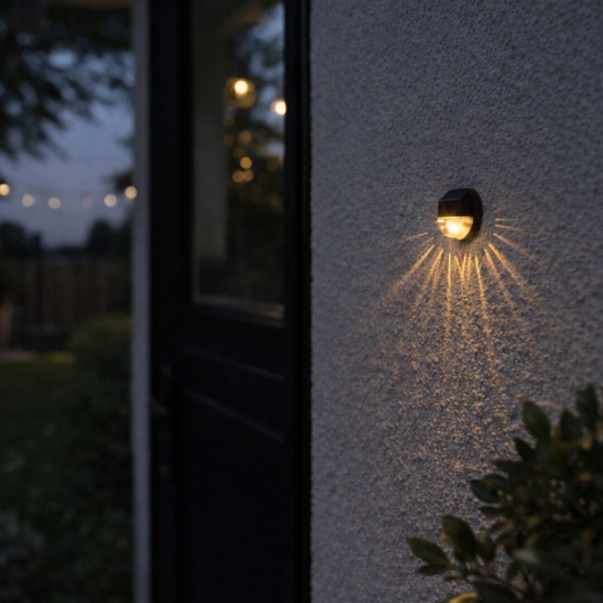 Rabalux - Set om 2 LED-solcellsvägglampor LED/0,06W/1,2V 300 mAh IP44