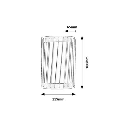 Rabalux - LED utomhusvägglampa LED/6W/230V IP54