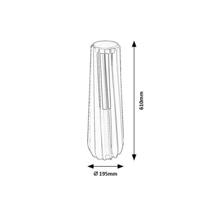 Rabalux - Utomhusväggarmatur LED/12W/230V IP54