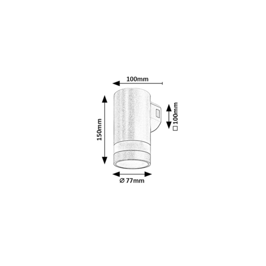 Rabalux - LED utomhusvägglampa LED/9W/230V IP65 brun