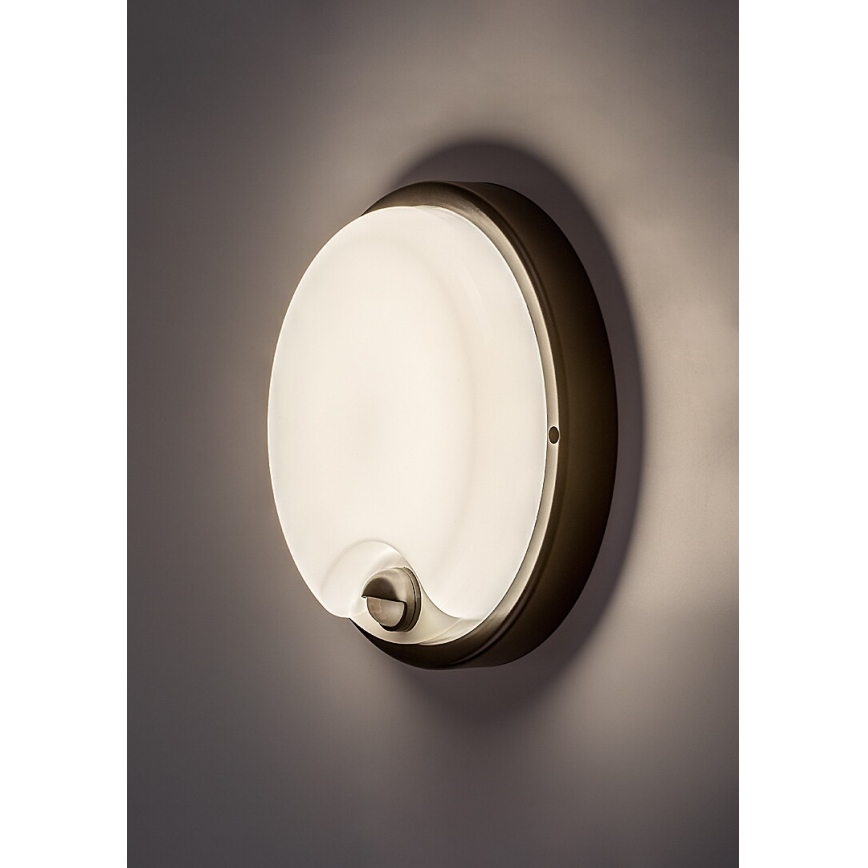 Rabalux - LED utomhus väggarmatur med sensor LED/18W/230V IP65 svart
