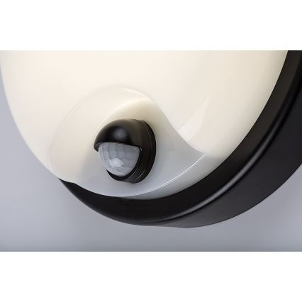 Rabalux - LED utomhus väggarmatur med sensor LED/18W/230V IP65 svart
