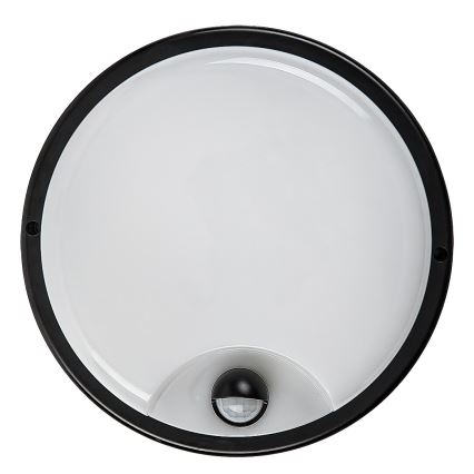 Rabalux - LED utomhus väggarmatur med sensor LED/18W/230V IP65 svart