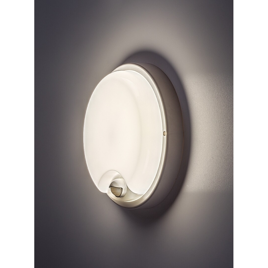 Rabalux - LED utomhusväggarmatur med sensor LED/18W/230V IP65 vit