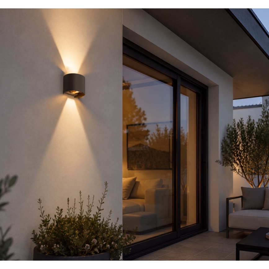 Rabalux - LED Utomhusvägglampa LED/5W/230V 2700/4000/6500K IP54 beige
