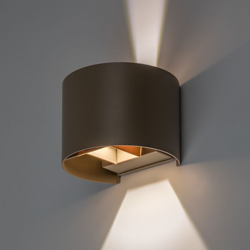 Rabalux - LED Utomhusvägglampa LED/5W/230V 2700/4000/6500K IP54 beige