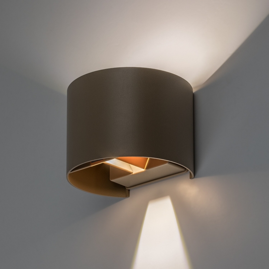 Rabalux - LED Utomhusvägglampa LED/5W/230V 2700/4000/6500K IP54 beige
