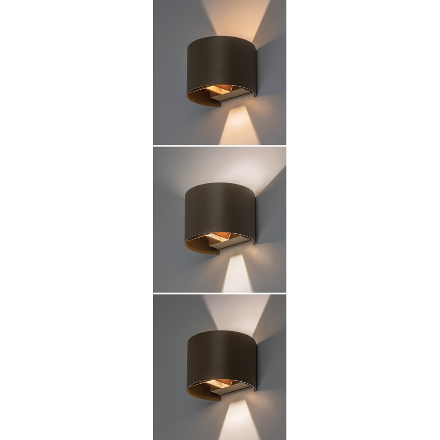 Rabalux - LED Utomhusvägglampa LED/5W/230V 2700/4000/6500K IP54 beige