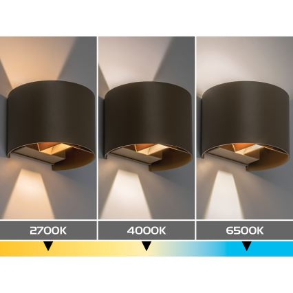 Rabalux - LED Utomhusvägglampa LED/5W/230V 2700/4000/6500K IP54 beige