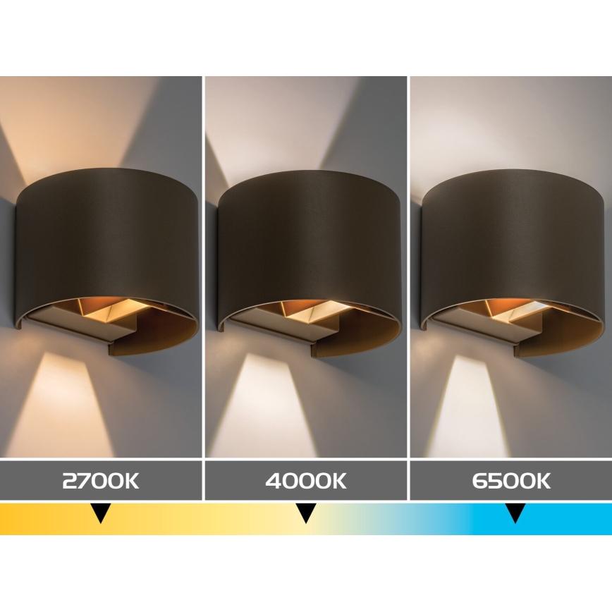 Rabalux - LED Utomhusvägglampa LED/5W/230V 2700/4000/6500K IP54 beige