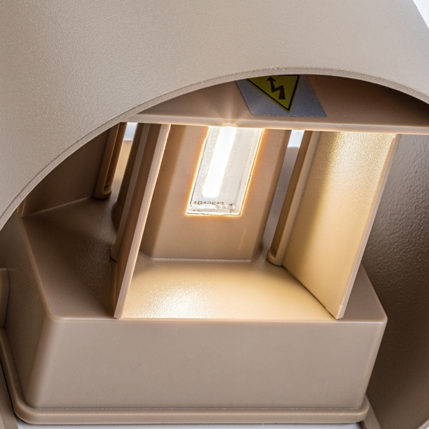 Rabalux - LED Utomhusvägglampa LED/5W/230V 2700/4000/6500K IP54 beige