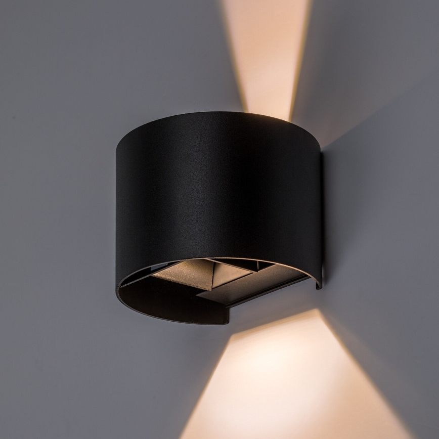 Rabalux - LED utomhusvägglampa LED/5W/230V 2700/4000/6500K IP54 svart