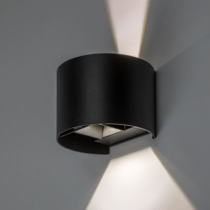 Rabalux - LED utomhusvägglampa LED/5W/230V 2700/4000/6500K IP54 svart