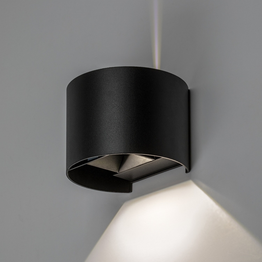 Rabalux - LED utomhusvägglampa LED/5W/230V 2700/4000/6500K IP54 svart