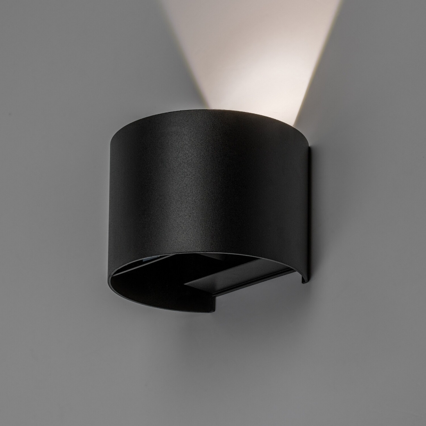 Rabalux - LED utomhusvägglampa LED/5W/230V 2700/4000/6500K IP54 svart