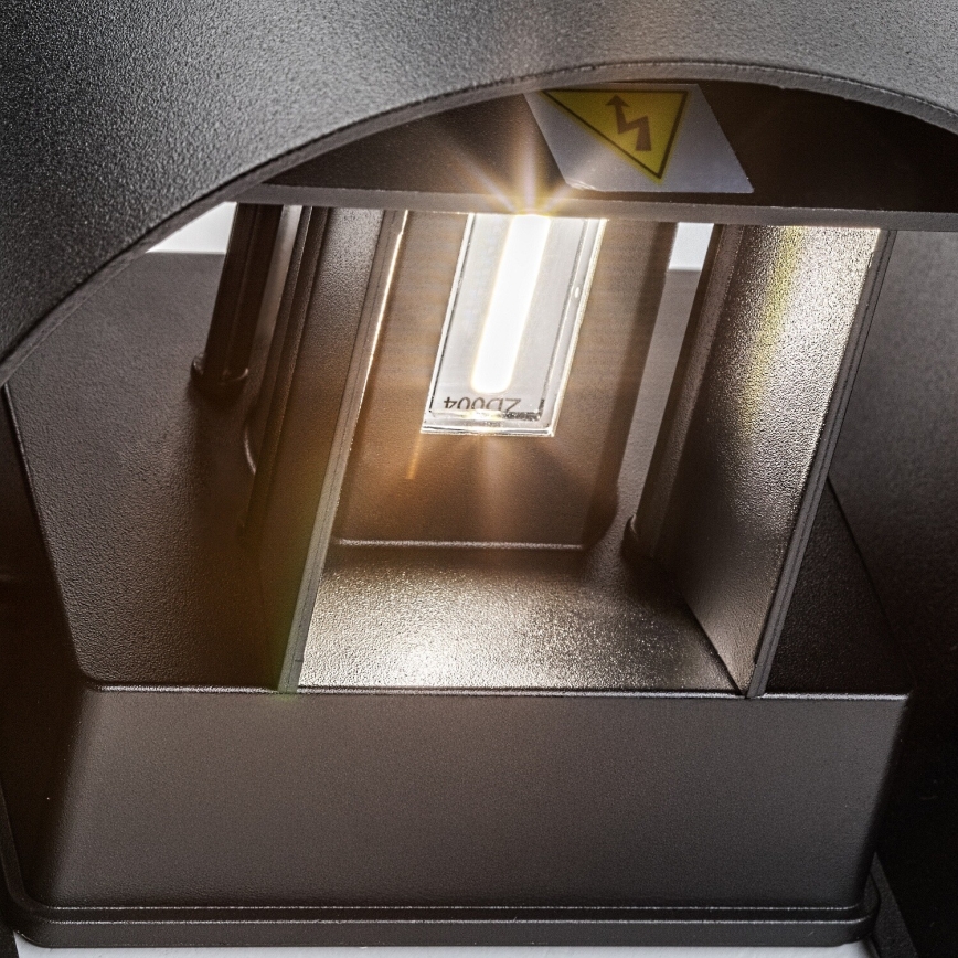 Rabalux - LED utomhusvägglampa LED/5W/230V 2700/4000/6500K IP54 svart