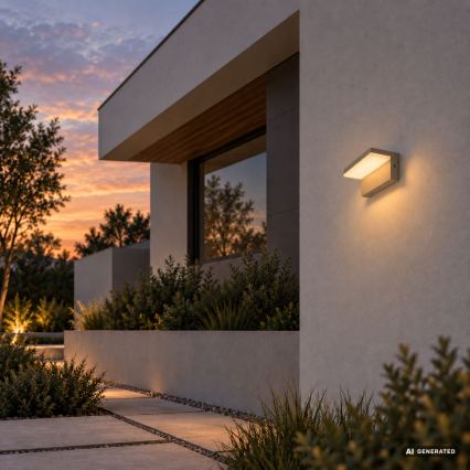 Rabalux - LED utomhusväggarmatur LED/9W/230V IP54 beige