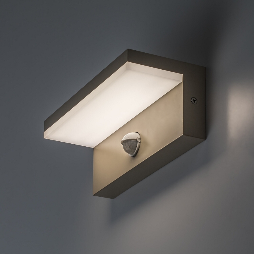 Rabalux - LED utomhusvägglampa med sensor LED/9W/230V IP54 beige
