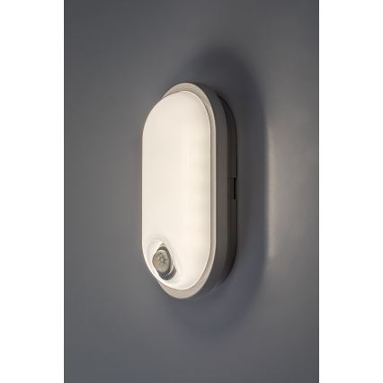 Rabalux - LED utomhustaklampa med sensor LED/15W/230V IP65 vit