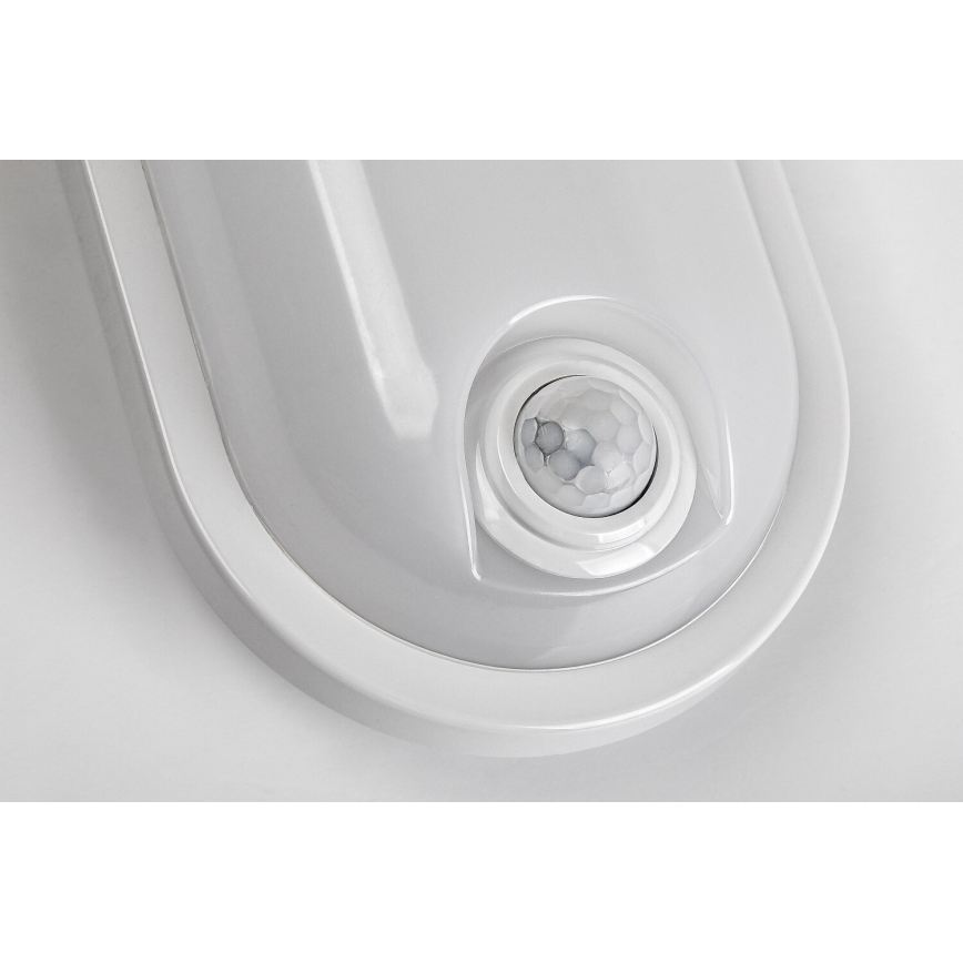 Rabalux - LED utomhustaklampa med sensor LED/15W/230V IP65 vit