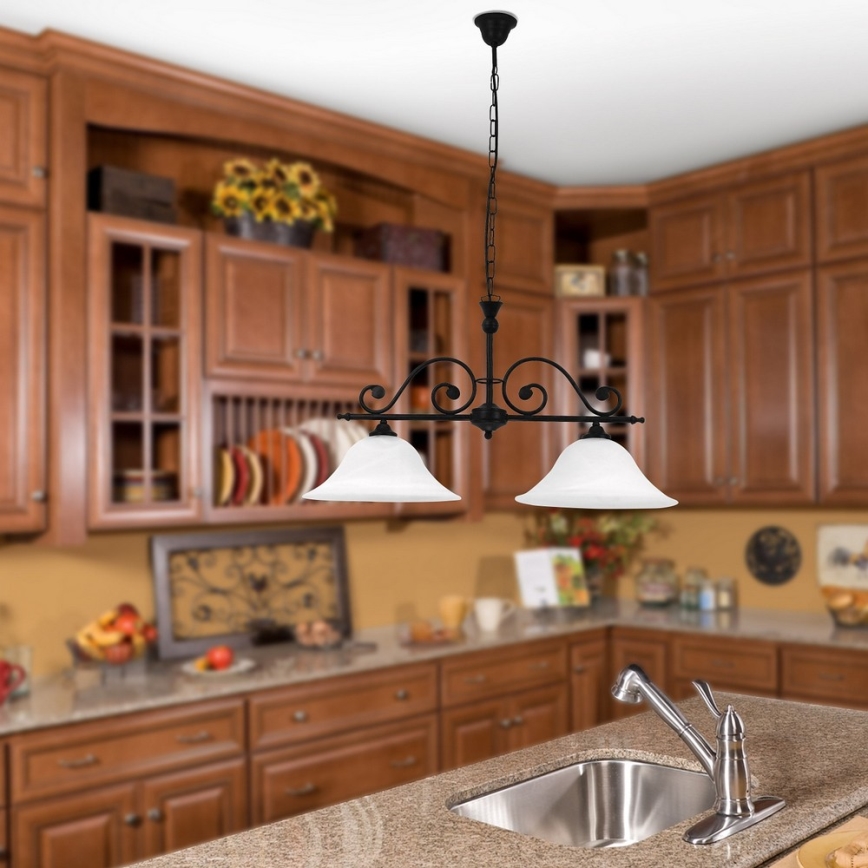 Rabalux 7777 - Ljuskrona med kedja DOROTHEA 2xE27/60W/230V