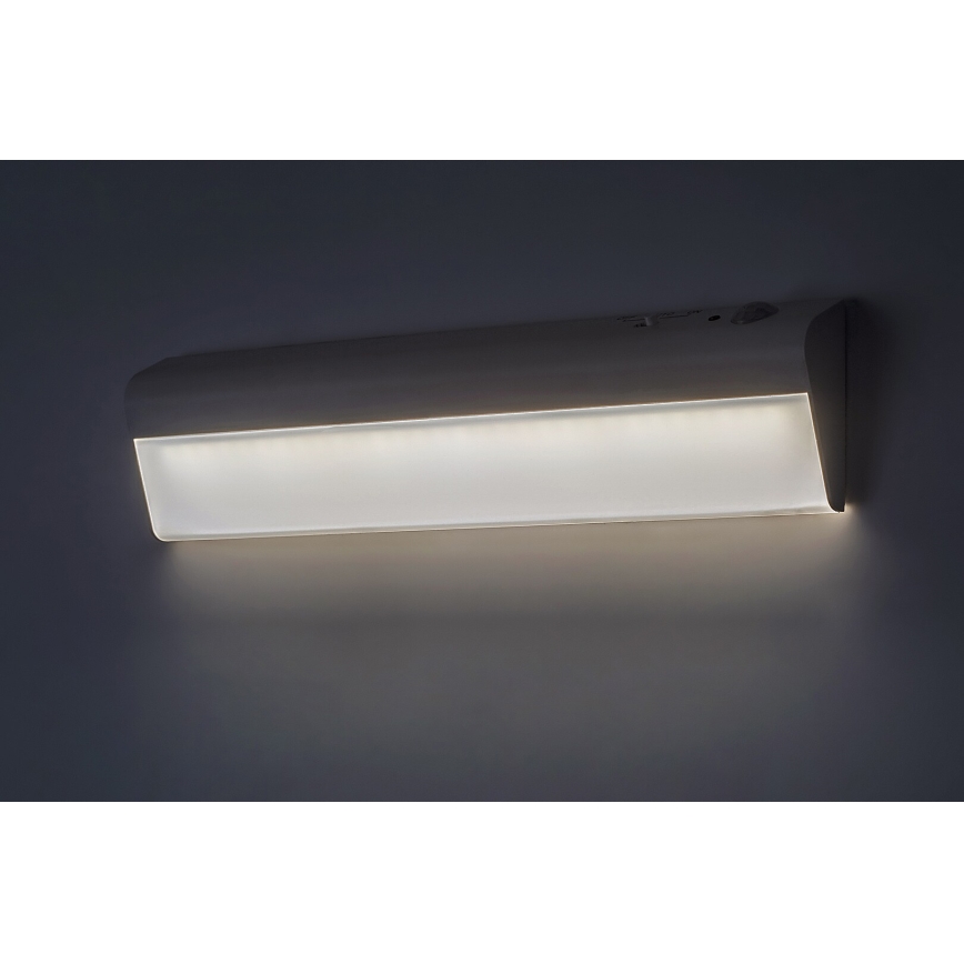 Rabalux - LED lampa för undersidan av köksskåp med rörelsedetektor LED/0,5W/3xAA
