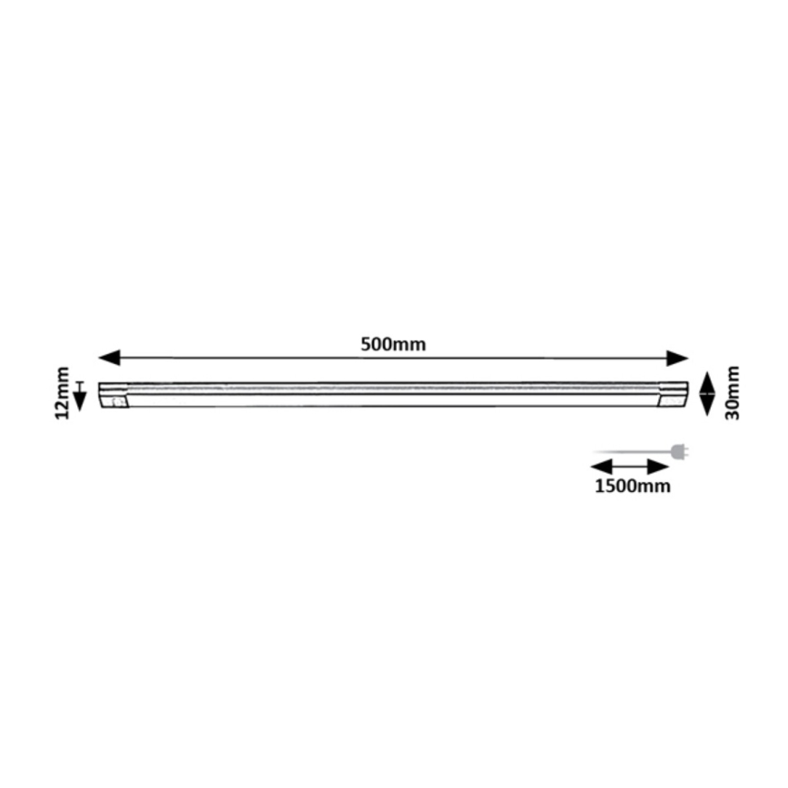 Rabalux - LED dimbar underskåpsbelysning med sensor LED/8W/230V 3000K 50 cm