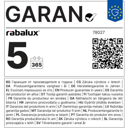 Rabalux - LED underskåpsbelysning med uttag LED/17W/230V 4000K IP44 vit 57 cm