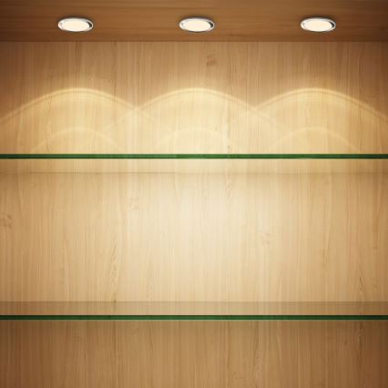 Rabalux - 3-pack dimbar LED-belysning för skåp LED/1W/230V 4000K