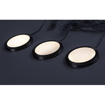 Rabalux - 3-pack dimbar LED-belysning för skåp LED/1W/230V 4000K