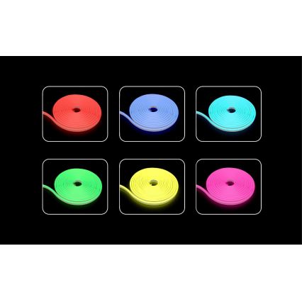 Rabalux - LED RGBW Dimbar LED-remsa LED/21W/230V 5 m IP67 + fjärrkontroll