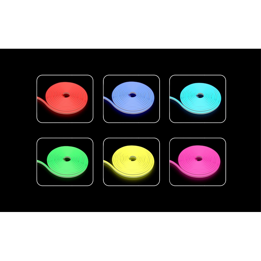 Rabalux - LED RGBW Dimbar LED-remsa LED/21W/230V 5 m IP67 + fjärrkontroll