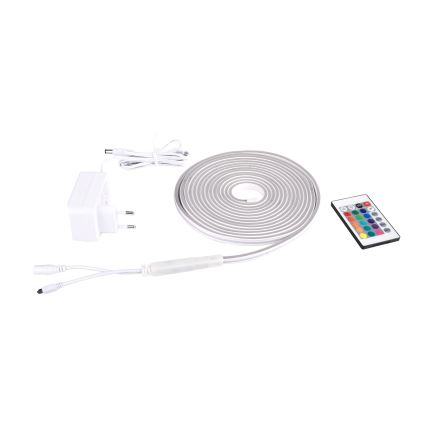 Rabalux - LED RGBW Dimbar LED-remsa LED/21W/230V 5 m IP67 + fjärrkontroll