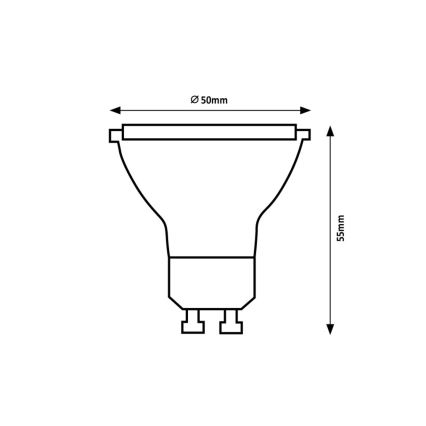 Rabalux - LED glödlampa GU10/5W/230V 4000K