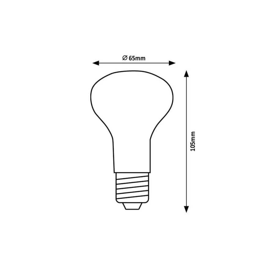 Rabalux - LED glödlampa R63 E27/9W/230V 4000K