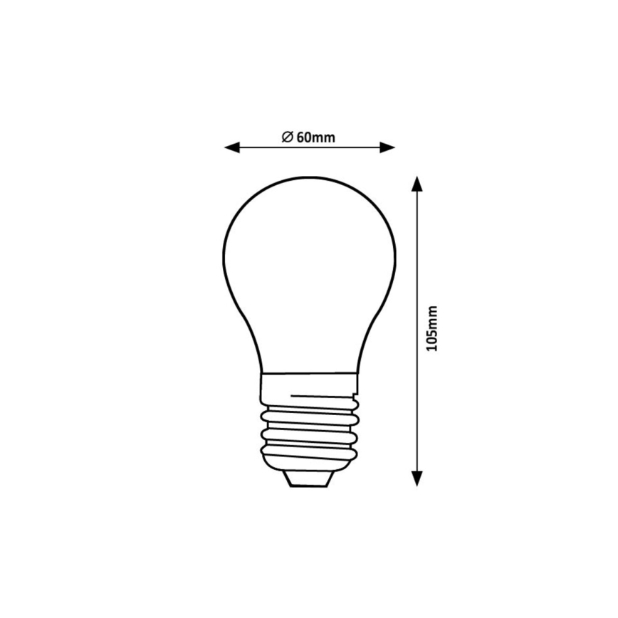 Rabalux 79172 - LED glödlampa FILAMENT A60 E27/7W/230V 4000K Energiklass A