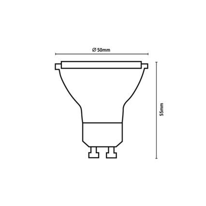 Rabalux - LED-lampa SMD GU10/4W/230V 3000K