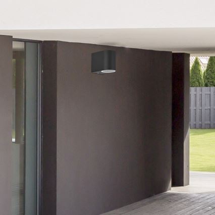 Rabalux 8029 - Utomhus Väggbelysning CHILE 1xGU10/35W/230V