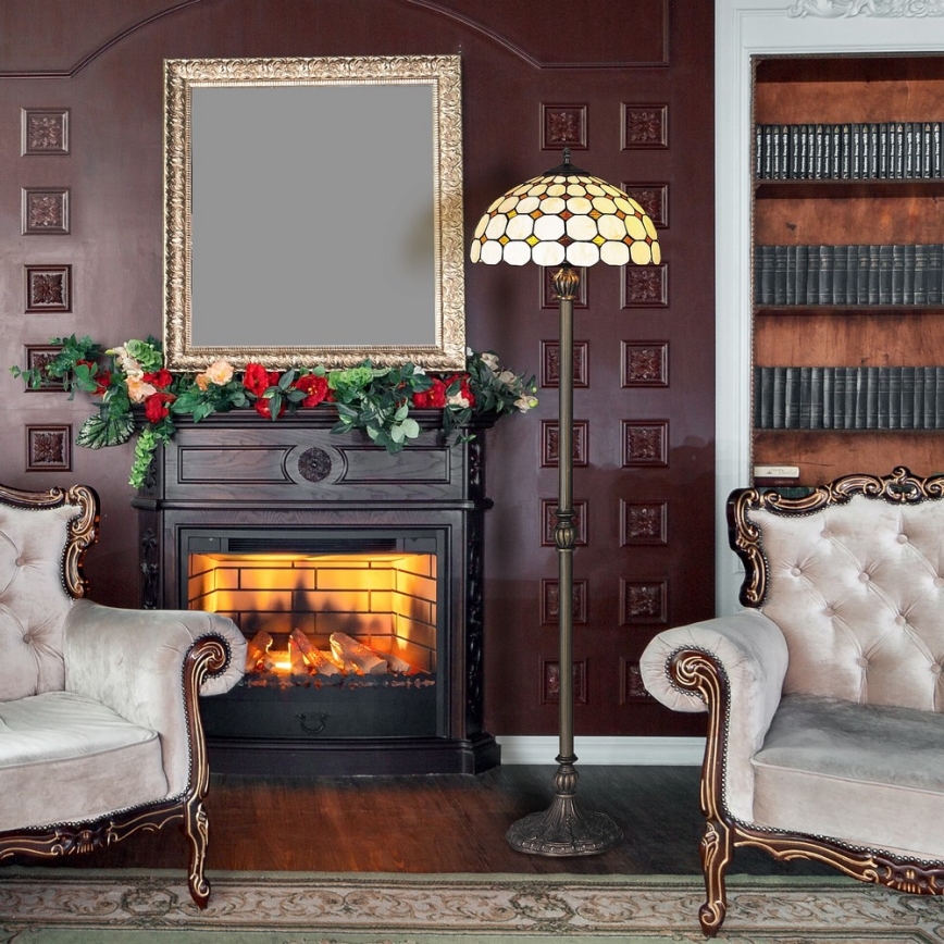 Rabalux 8078 - Golvlampa MARVEL 2xE27/60W/230V