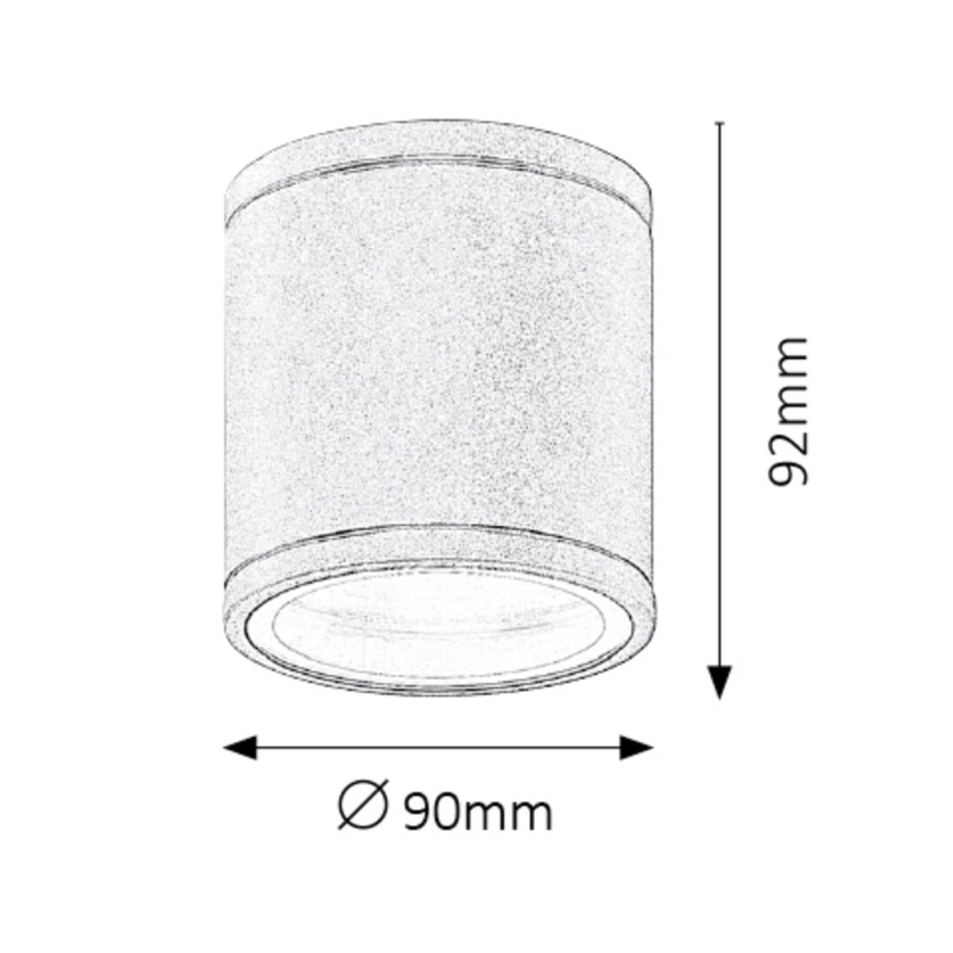 Rabalux 8150 - Utomhus Takbelysning AKRON 1xGU10/35W/230V IP54