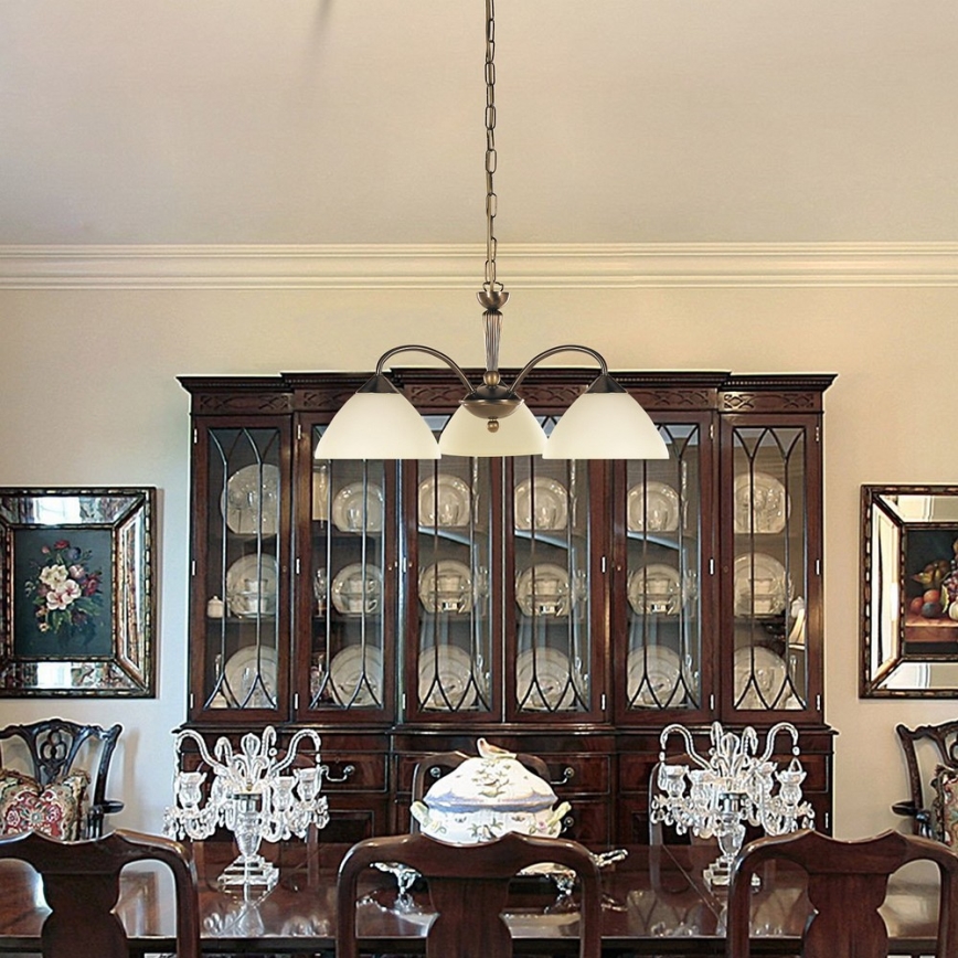 Rabalux 8173 - Ljuskrona med kedja REGINA 3xE14/40W/230V