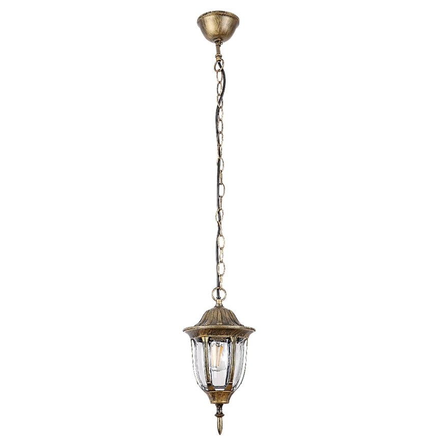 Rabalux - Utomhuskrona 1xE27/60W/230V IP43 guld/patina/svart
