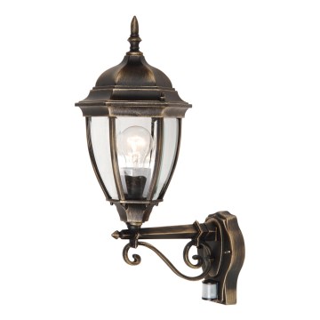 Rabalux 8380 - Utomhusbelysning med sensor TORONTO 1xE27/100W/230V IP44