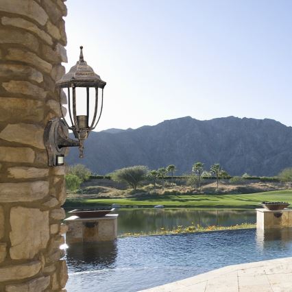 Rabalux 8458 - Utomhusbelysning med sensor NIZZA 1xE27/60W/230V