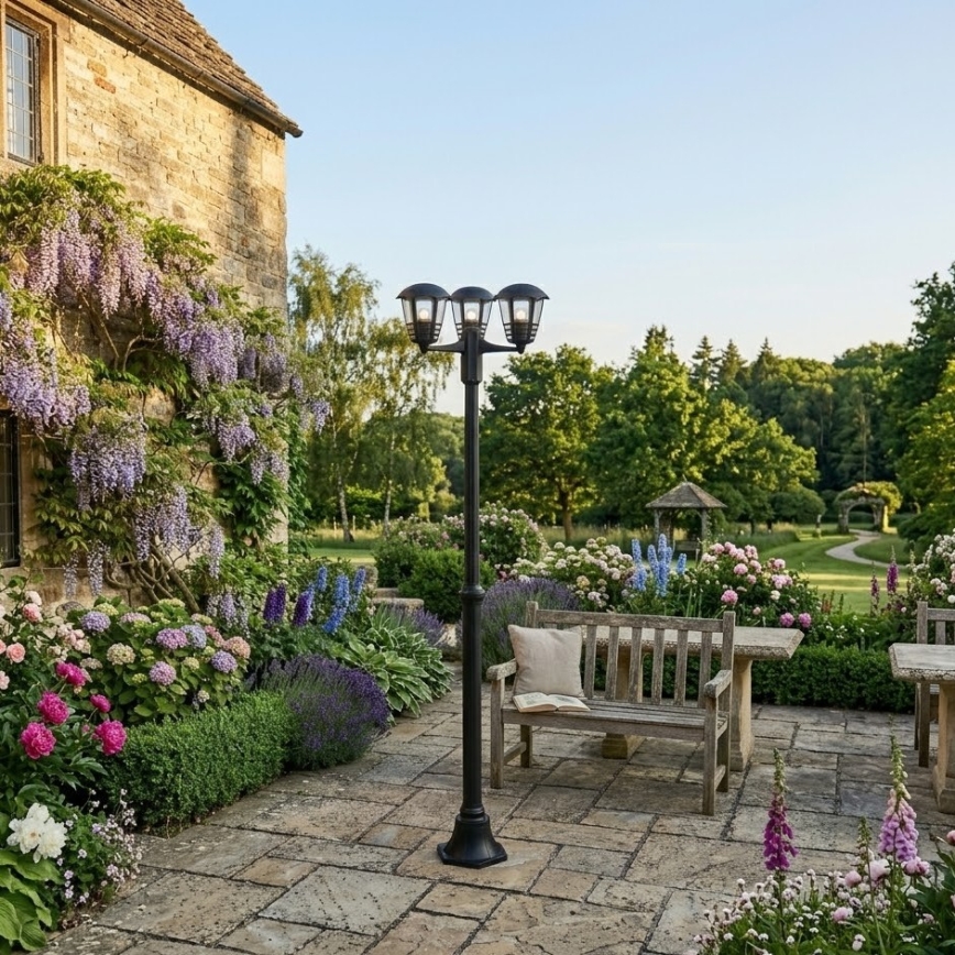 Rabalux - Utomhuslampa 3xE27/60W/230V IP44 1,81 m