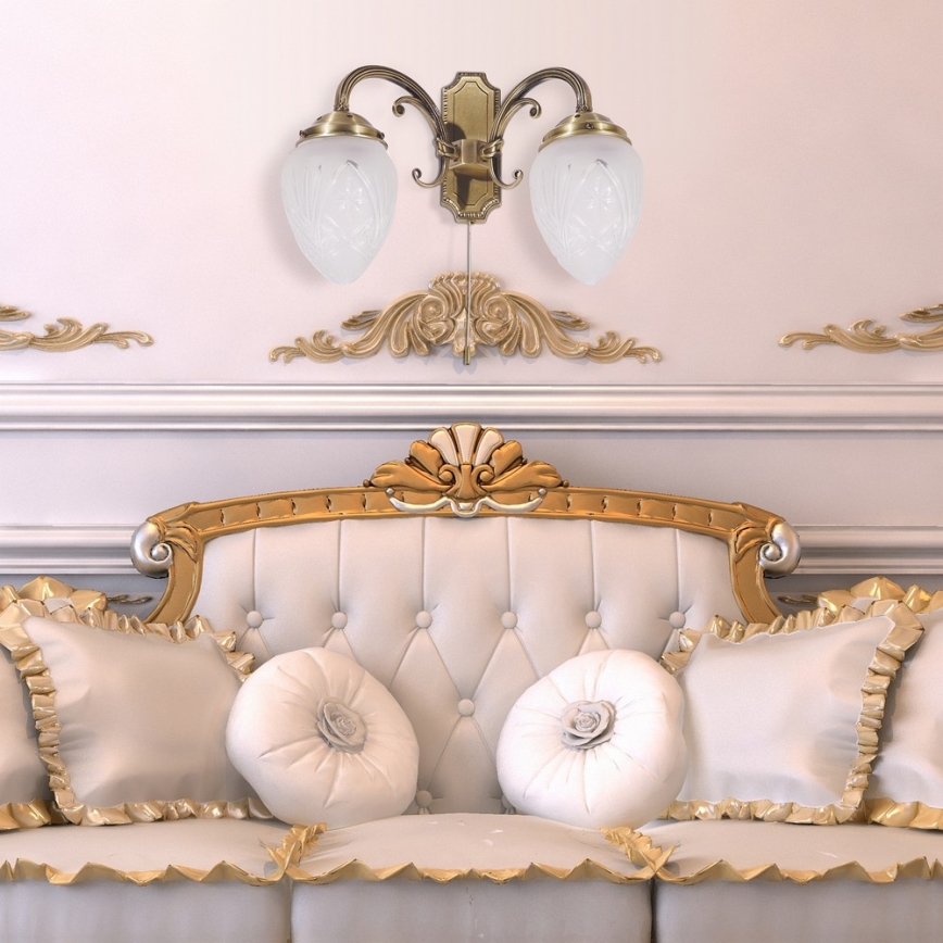 Rabalux 8632 - Väggbelysning ANNABELLA 2xE14/40W/230V