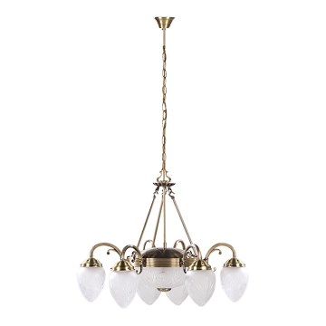 Rabalux 8636 - Ljuskrona med kedja ANNABELLA 6xE14/40W+2xE27/60W